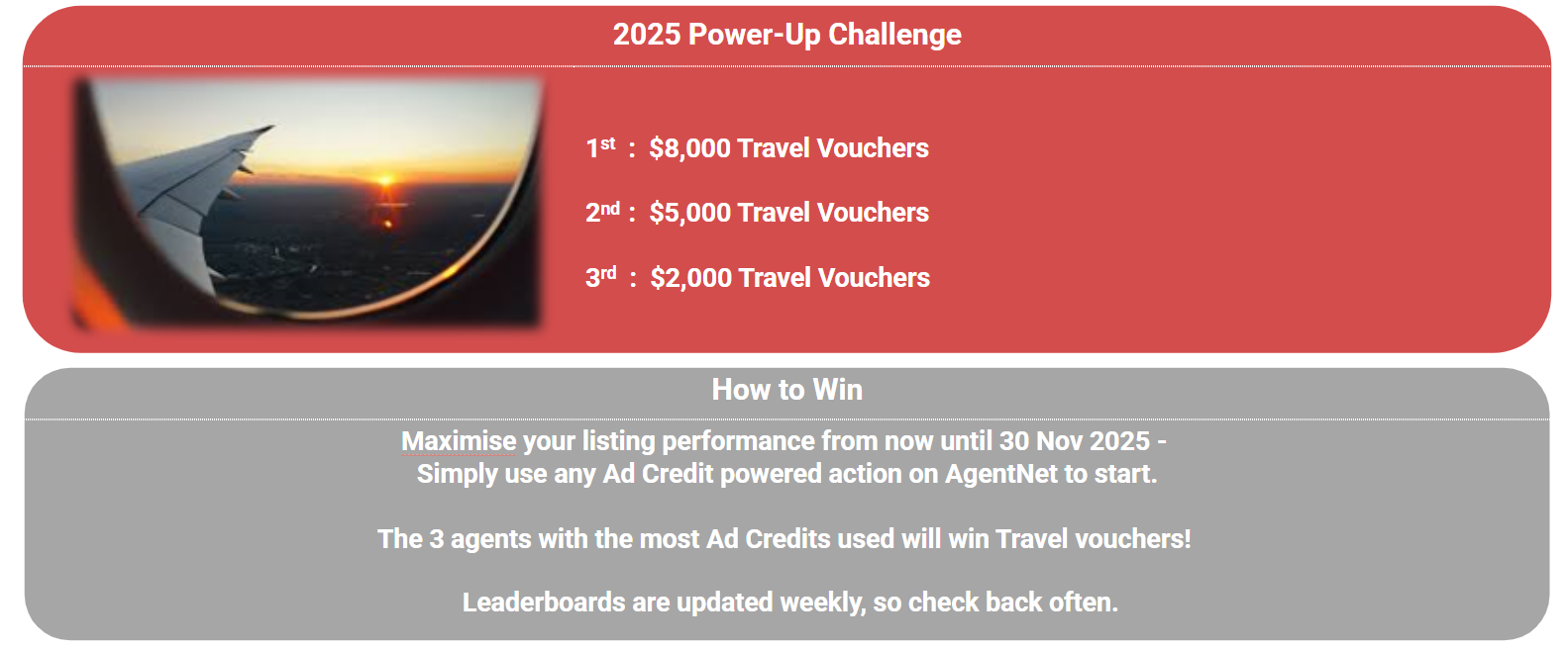 Power-Up Challenge banner